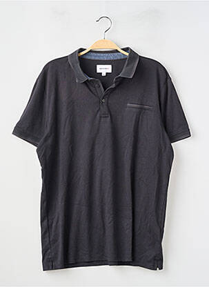 Polo tissage jersey manches courtes noir DEVRED homme