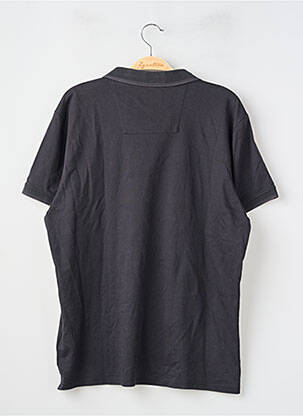 Polo tissage jersey manches courtes noir DEVRED homme