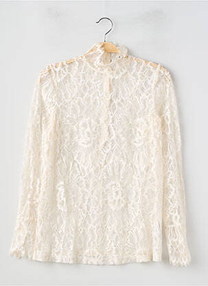 Top coupe cintrée manches longues beige & OTHER STORIES femme