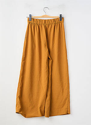 Pantalon 7/8 taille haute taille haute jaune ZARA femme