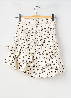 Jupe courte doublure beige ZARA femme