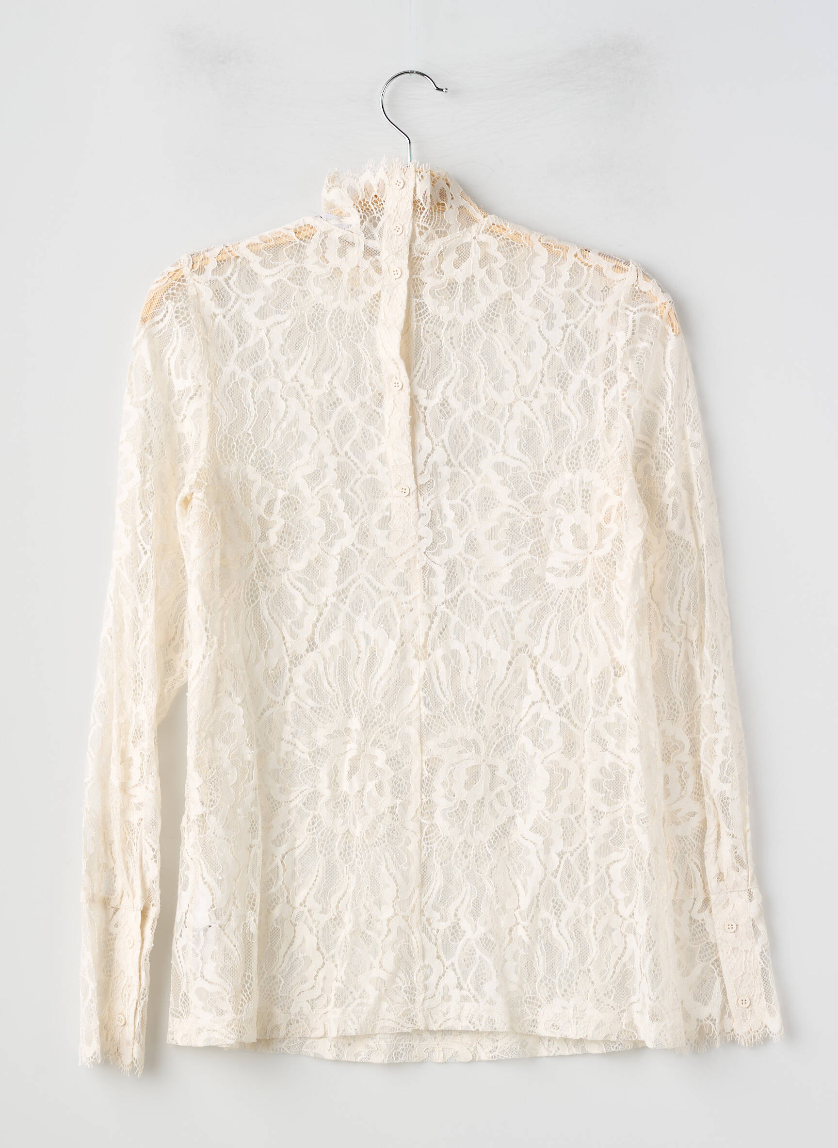 Top coupe cintrée manches longues beige & OTHER STORIES femme