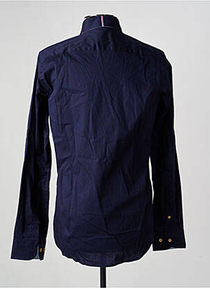 Chemise manches longues coupe cintrée bleu DARIO BELTRAN homme