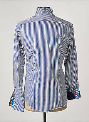 Chemise manches longues coupe cintrée bleu DARIO BELTRAN homme