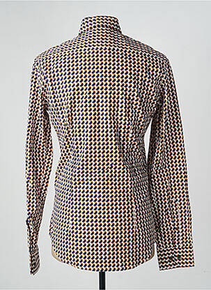 Chemise manches longues imprimé fantaisie marron DARIO BELTRAN homme