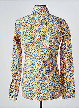 Chemise manches longues imprimé fantaisie jaune DARIO BELTRAN homme