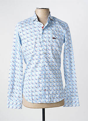 Chemise manches longues imprimé fantaisie bleu THE SURFCAR homme