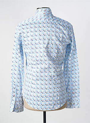Chemise manches longues imprimé fantaisie bleu THE SURFCAR homme