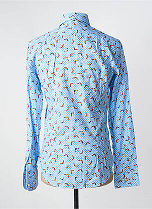 Chemise manches longues imprimé fantaisie bleu THE SURFCAR homme