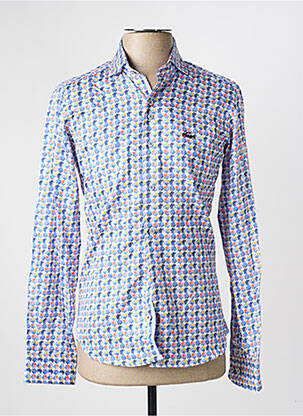Chemise manches longues imprimé fantaisie bleu THE SURFCAR homme