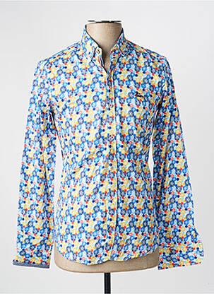 Chemise manches longues imprimé fantaisie bleu THE SURFCAR homme