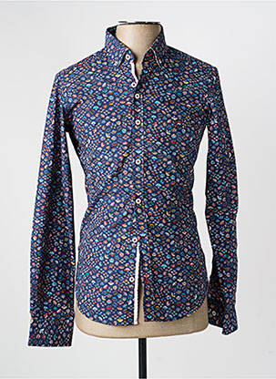 Chemise manches longues imprimé fantaisie bleu THE SURFCAR homme
