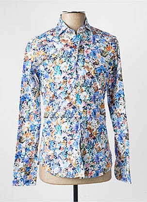 Chemise manches longues coupe cintrée bleu THE SURFCAR homme