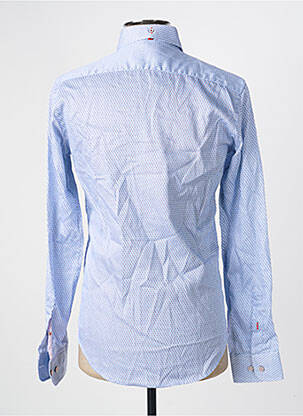 Chemise manches longues imprimé fantaisie bleu DARIO BELTRAN homme