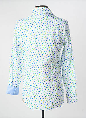 Chemise manches longues imprimé fantaisie blanc RECYCLED ART WORLD homme