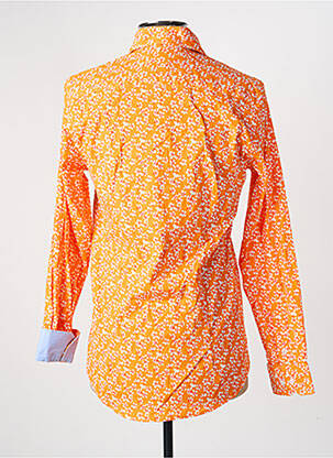 Chemise manches longues coupe cintrée orange RECYCLED ART WORLD homme