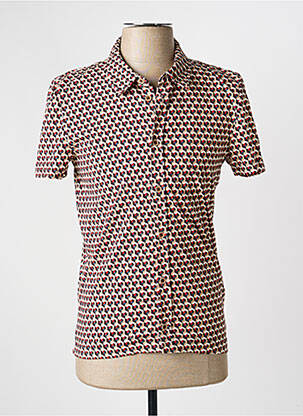 Chemise manches courtes coupe cintrée beige 4 FUNKY FLAVOURS homme