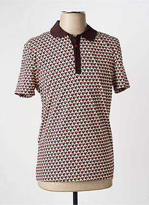 Polo tissage jersey manches courtes marron 4 FUNKY FLAVOURS homme