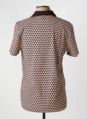 Polo tissage jersey manches courtes marron 4 FUNKY FLAVOURS homme