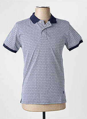 Polo tissage jersey manches courtes bleu !OHO! homme