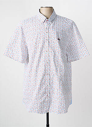 Chemise manches courtes imprimé fantaisie blanc THE SURFCAR homme