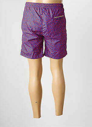 Short de bain imprimé fantaisie bleu RECYCLED ART WORLD homme