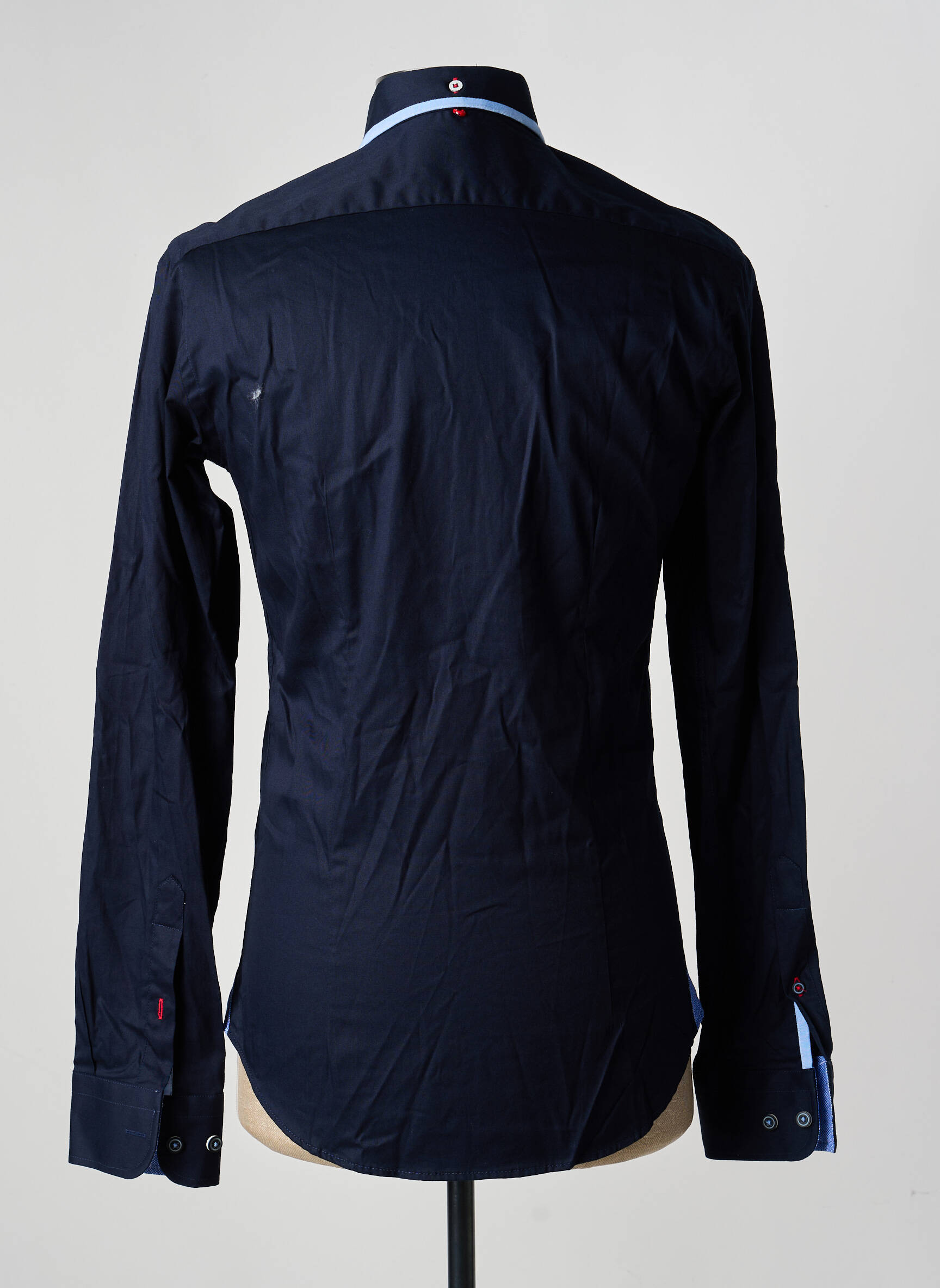 Chemise manches longues coupe cintrée bleu THE SURFCAR homme