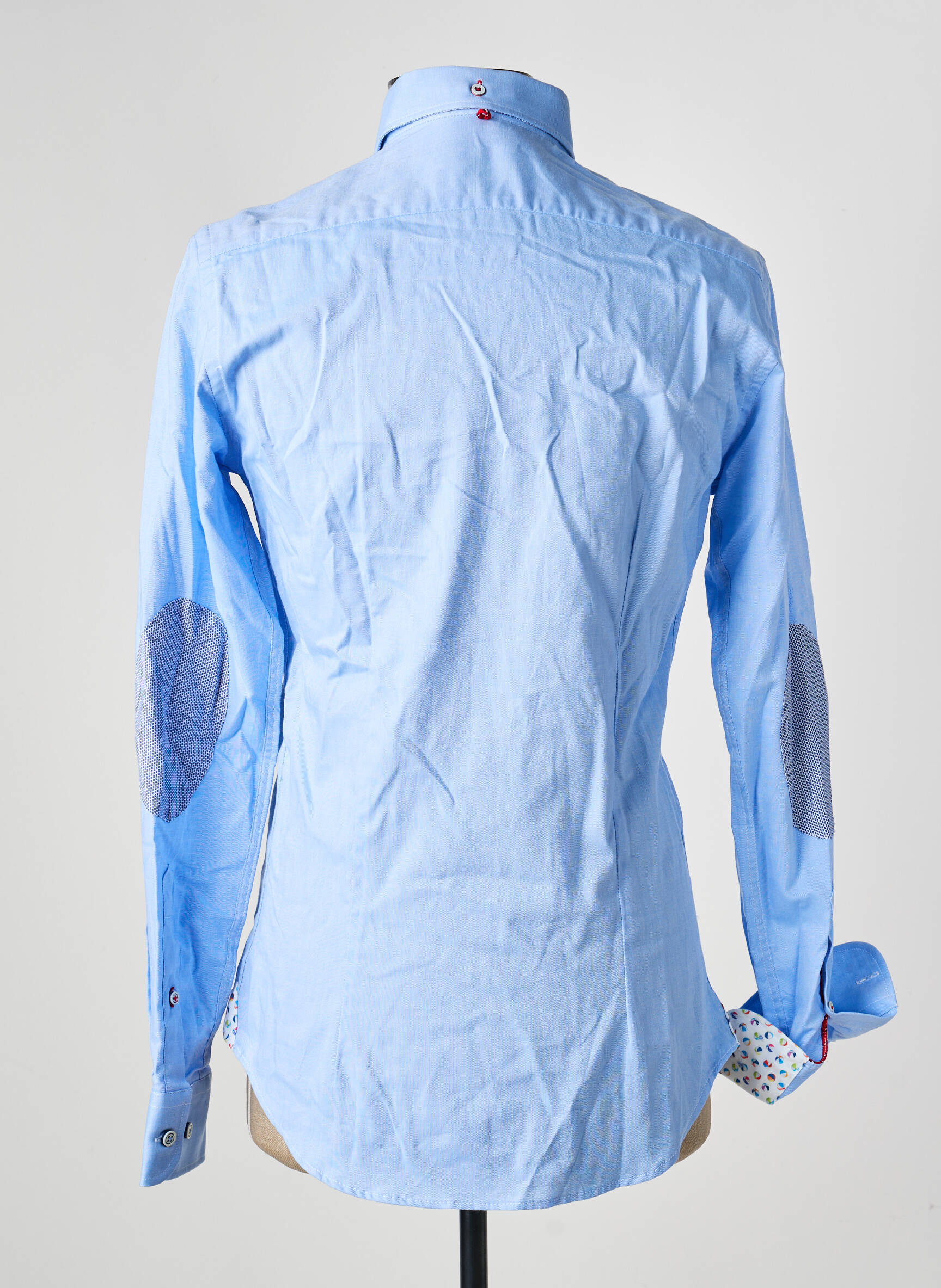 Chemise manches longues coupe cintrée bleu THE SURFCAR homme