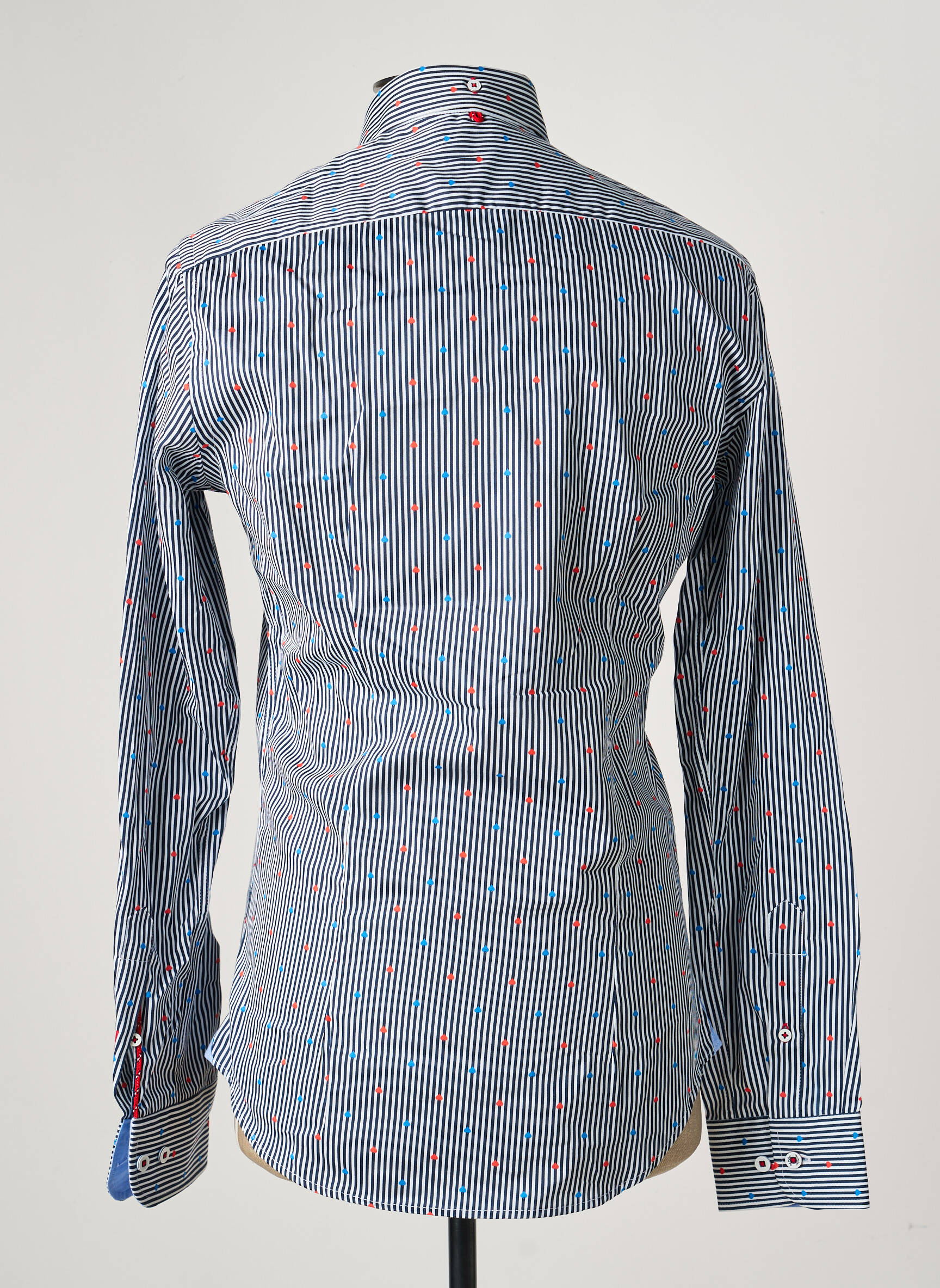 Chemise manches longues coupe cintrée bleu THE SURFCAR homme