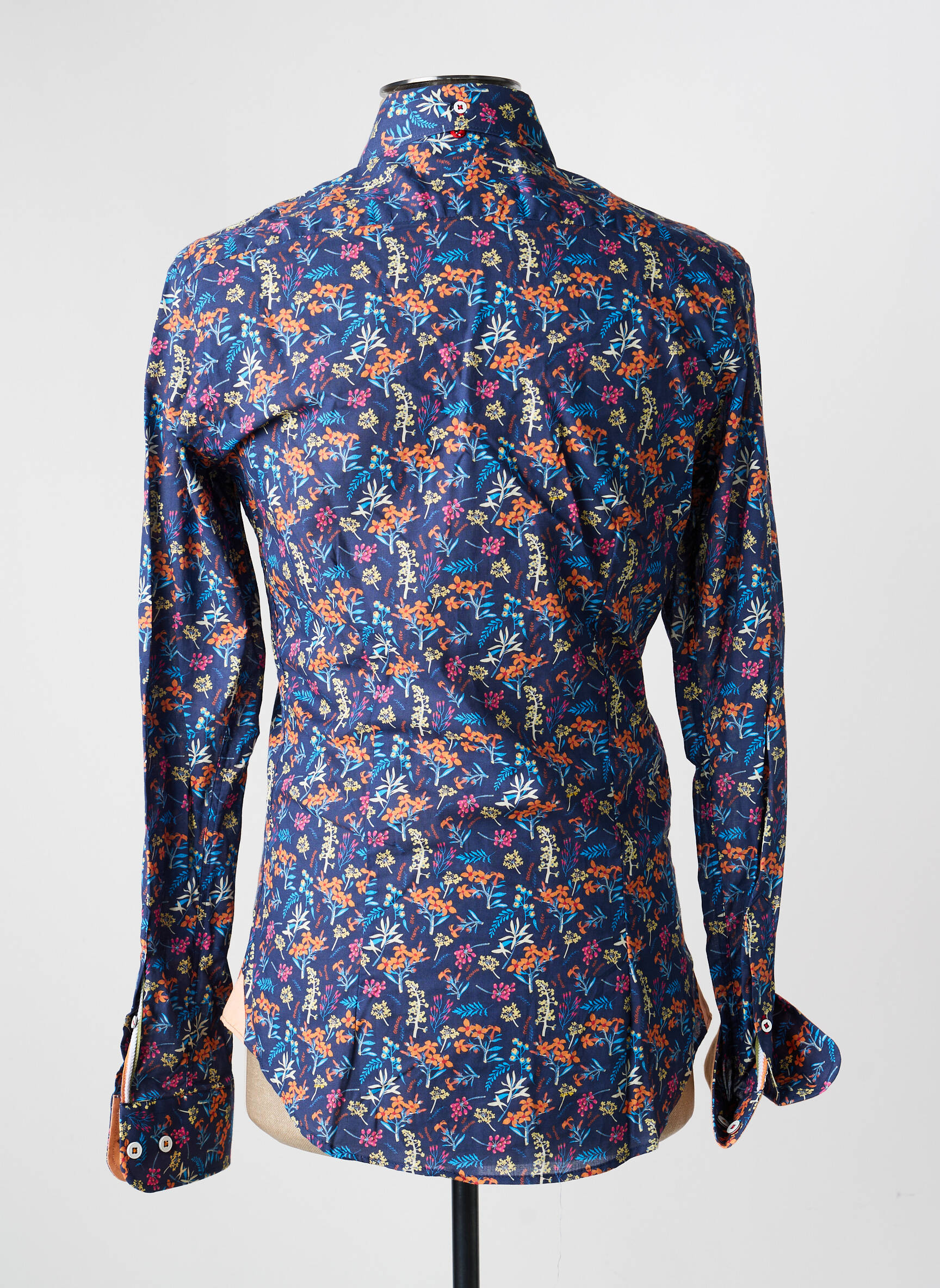 Chemise manches longues coupe cintrée bleu THE SURFCAR homme