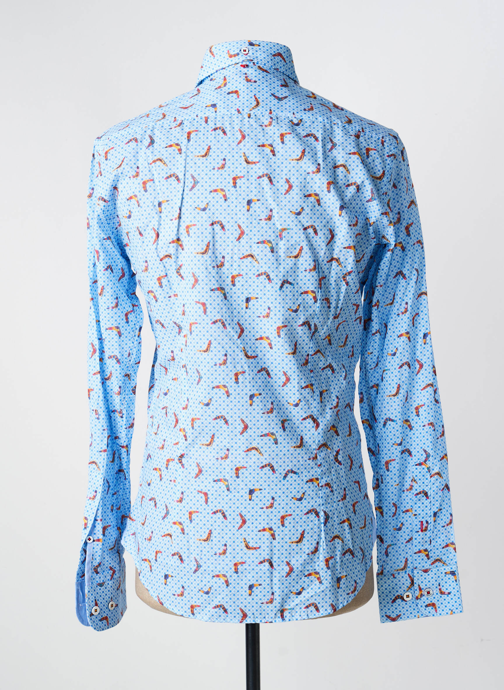 Chemise manches longues imprimé fantaisie bleu THE SURFCAR homme
