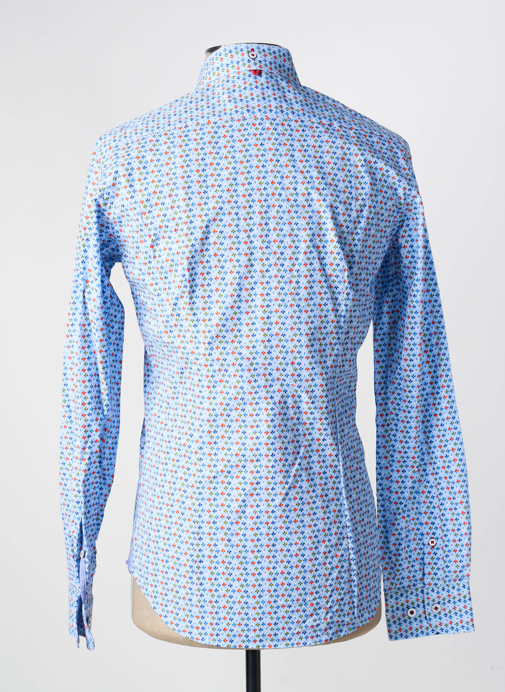 Chemise manches longues imprimé fantaisie bleu THE SURFCAR homme