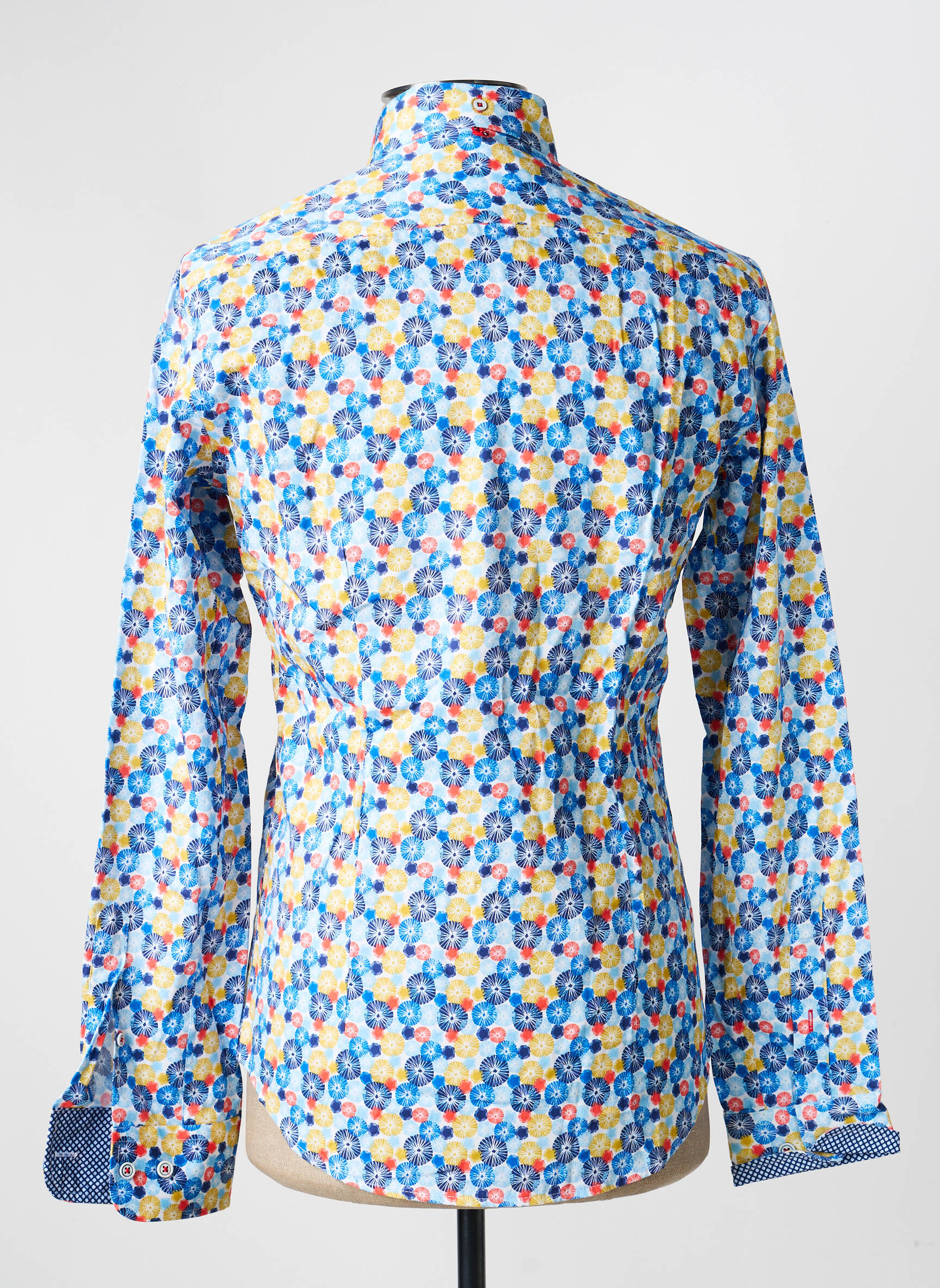 Chemise manches longues imprimé fantaisie bleu THE SURFCAR homme