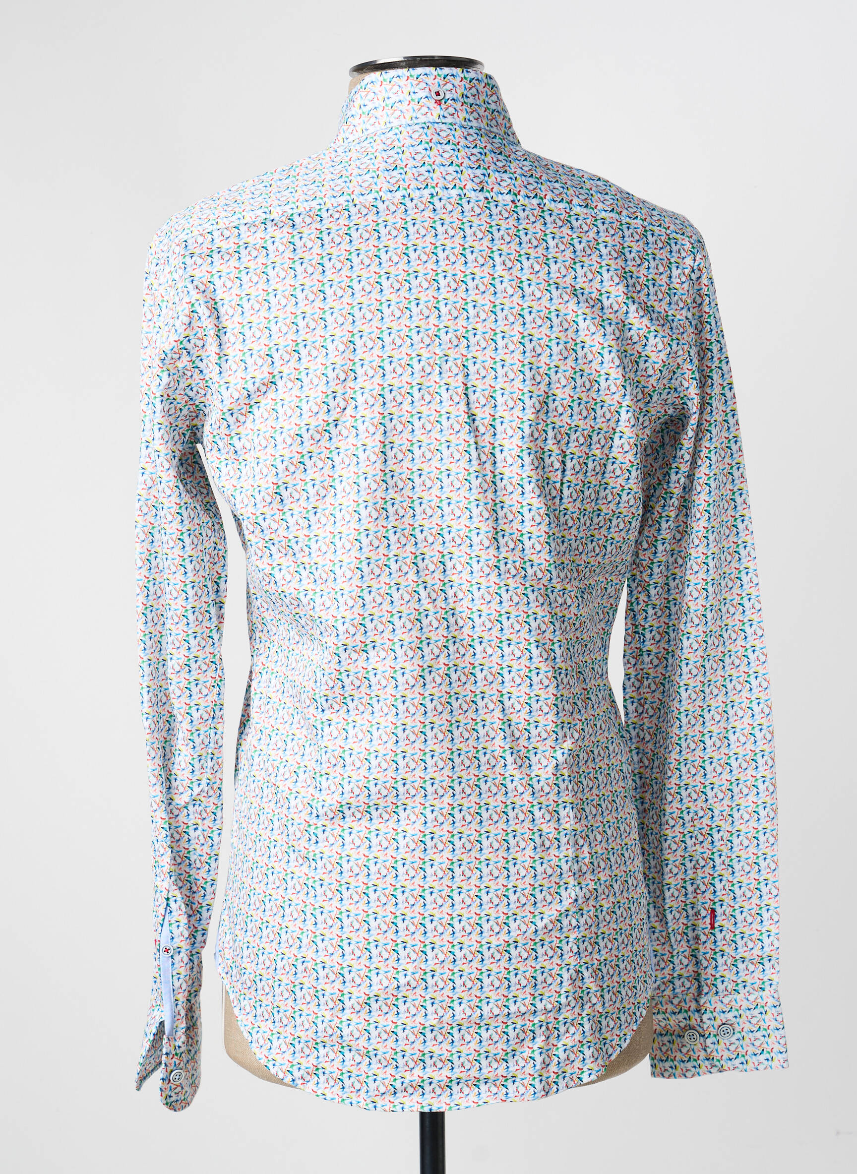 Chemise manches longues imprimé fantaisie bleu THE SURFCAR homme