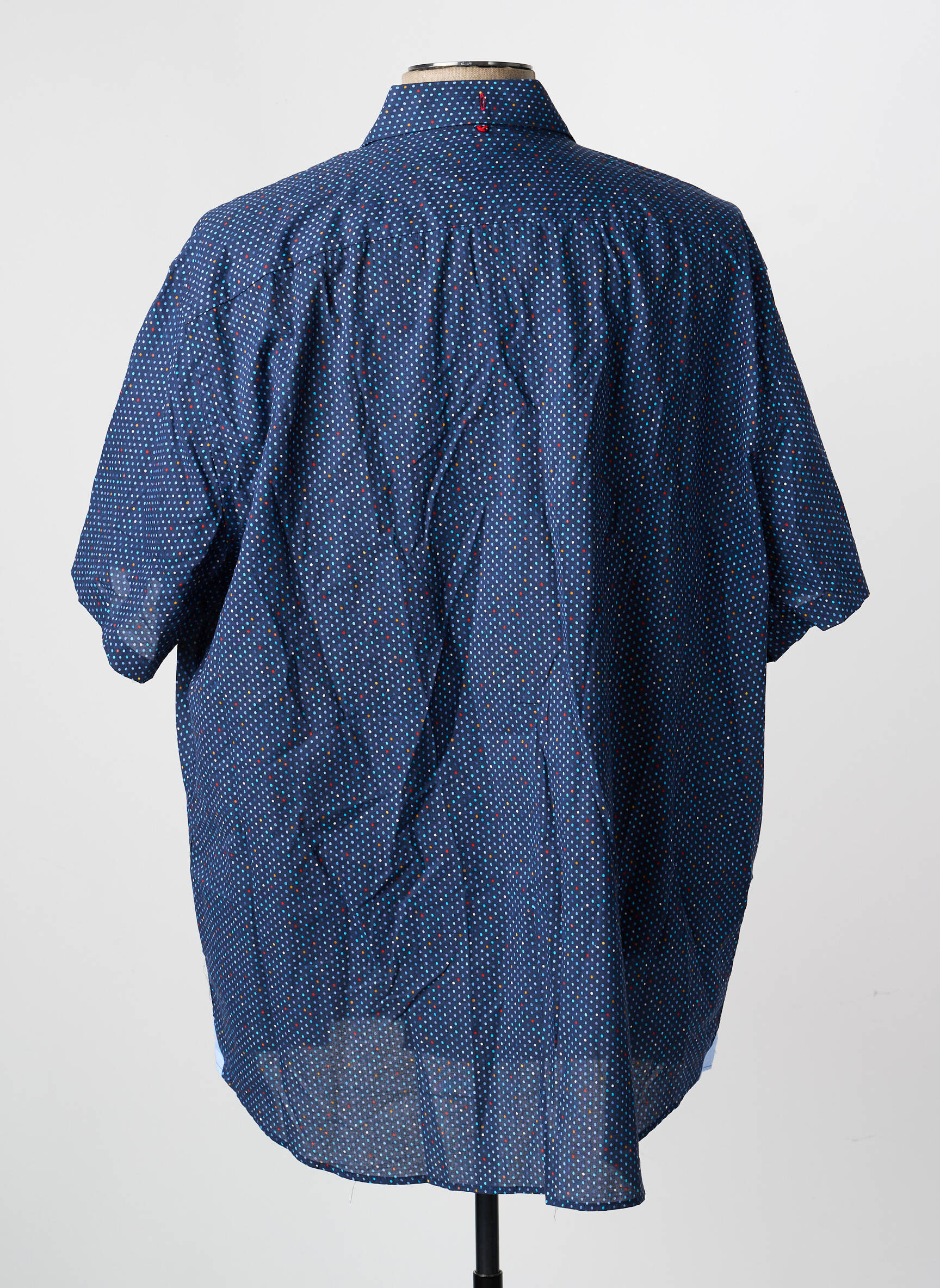 Chemise manches courtes imprimé fantaisie bleu THE SURFCAR homme