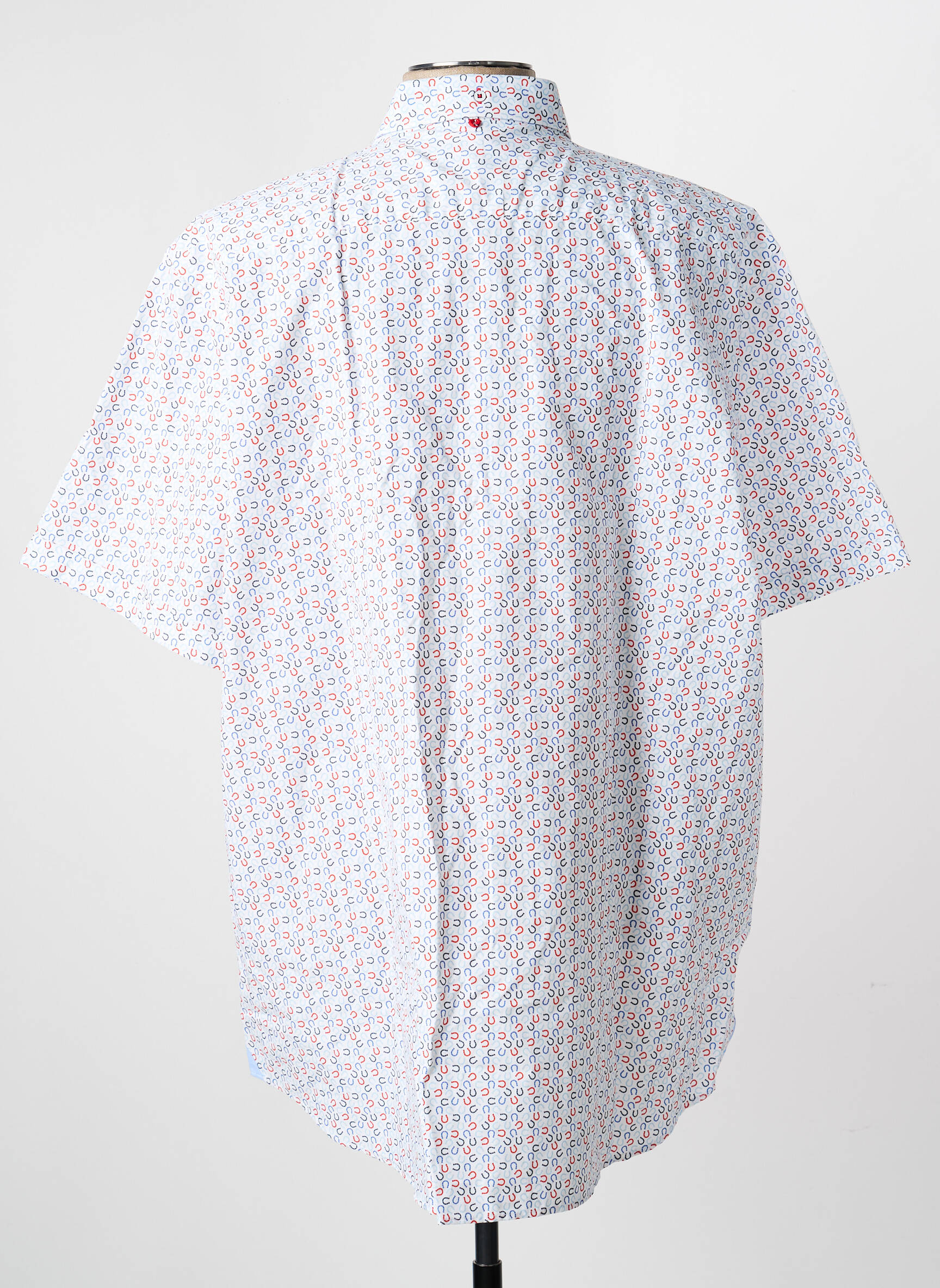 Chemise manches courtes imprimé fantaisie blanc THE SURFCAR homme