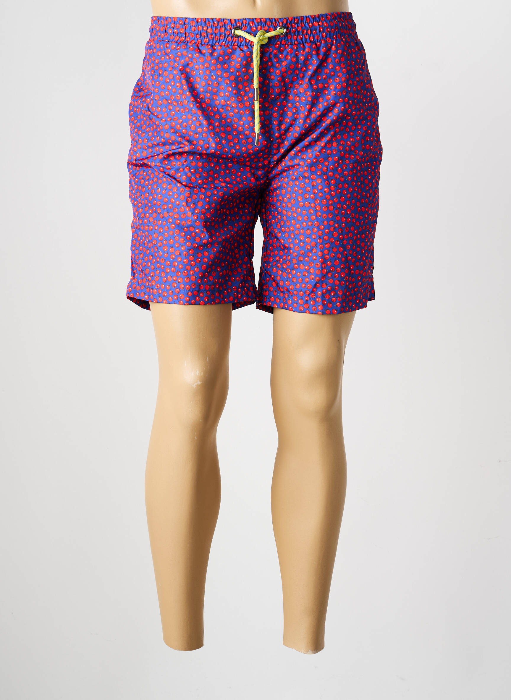 Short de bain imprimé fantaisie bleu RECYCLED ART WORLD homme