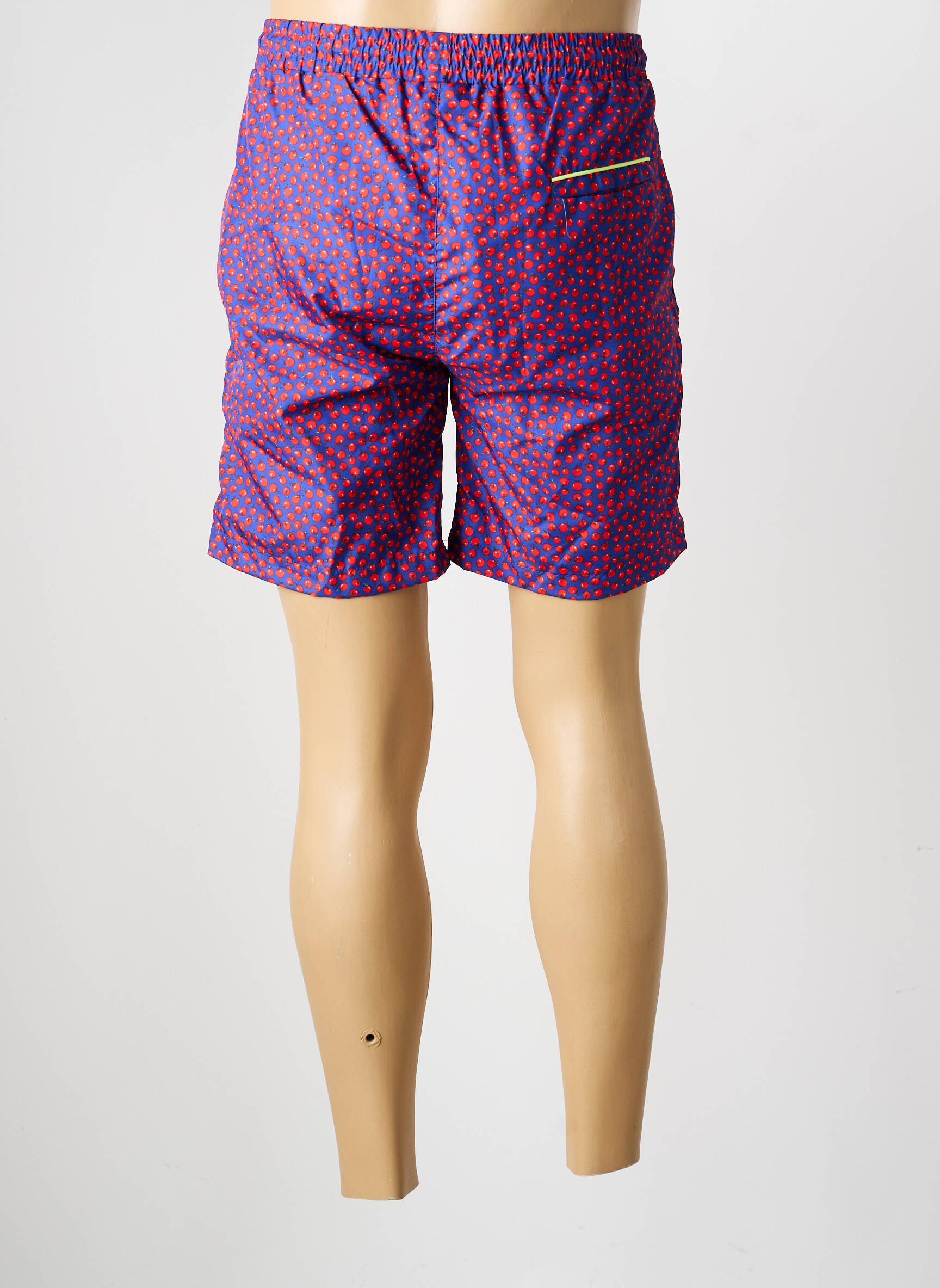 Short de bain imprimé fantaisie bleu RECYCLED ART WORLD homme