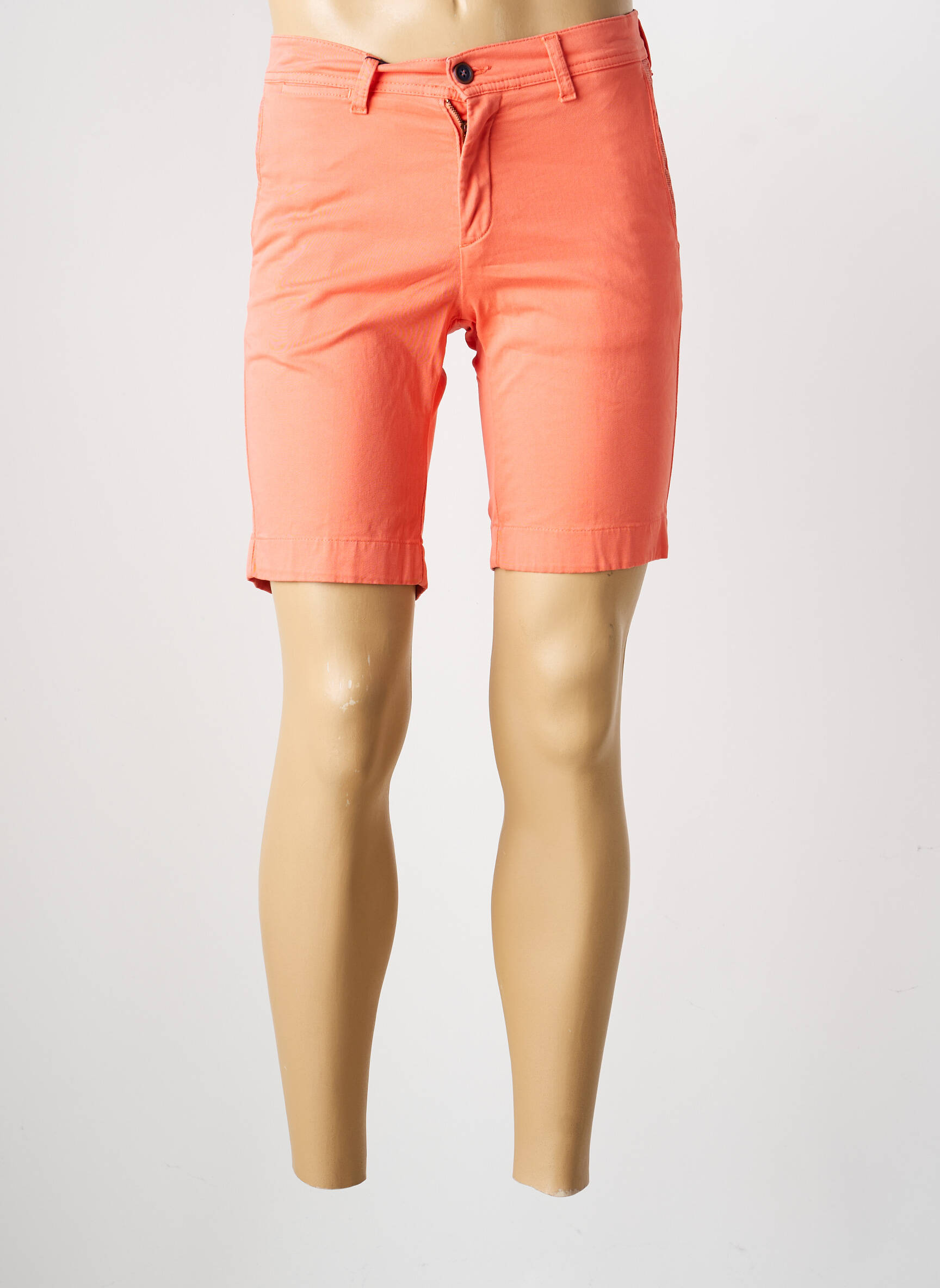 Bermuda taille à pinces taille normale orange THE SURFCAR homme