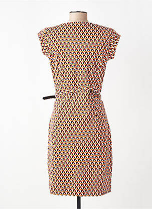 Robe courte manches courtes manches courtes marron 4 FUNKY FLAVOURS femme
