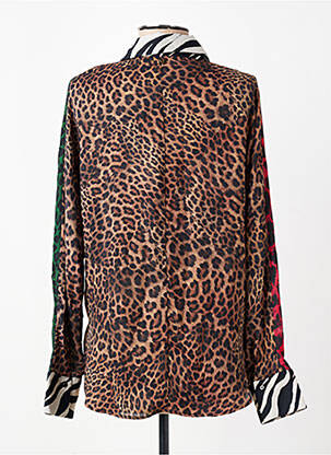 Chemisier tissage crêpe manches longues noir LOLA CASADEMUNT femme