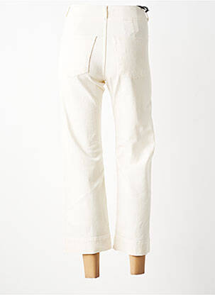 Jeans coupe droite taille haute taille haute beige LOLA CASADEMUNT femme