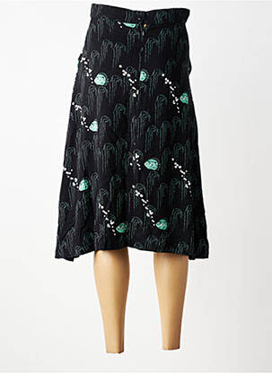 Jupe mi-longue coupe évasée noir MADEMOISELLE YEYE femme