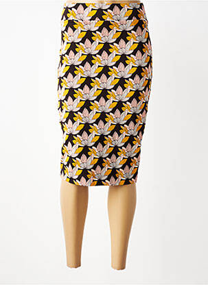 Jupe mi-longue stretch noir 4 FUNKY FLAVOURS femme