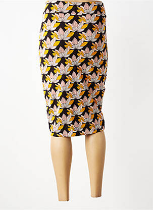 Jupe mi-longue stretch noir 4 FUNKY FLAVOURS femme