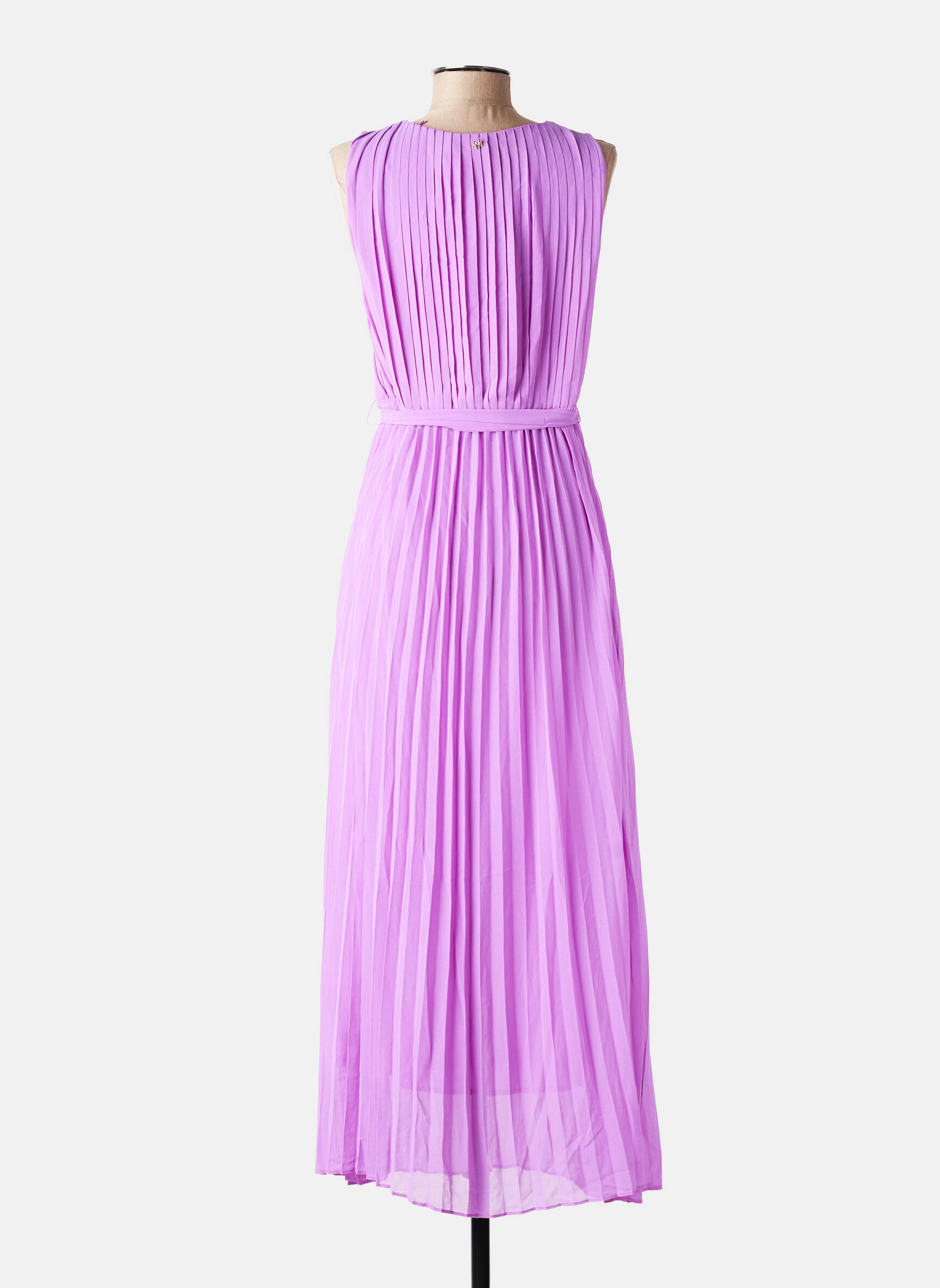 Robe longue sans manche sans manche violet LOLA CASADEMUNT femme