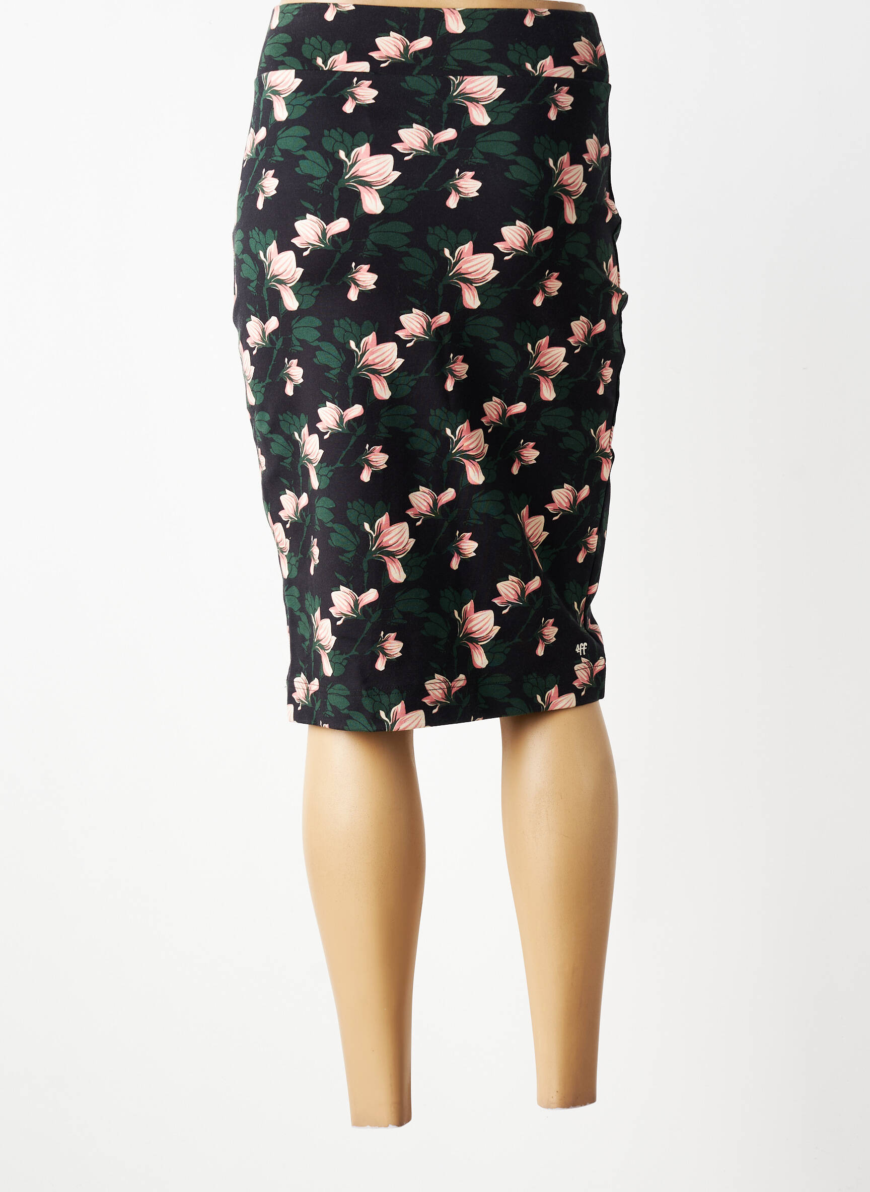 Jupe mi-longue stretch noir 4 FUNKY FLAVOURS femme
