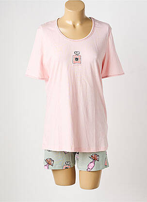 Pyjama tissage jersey rose RINGELLA femme