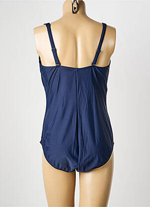 Maillot de bain 1 pièce stretch bleu SUNMARIN femme