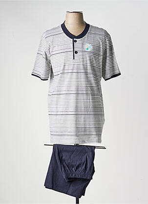 Pyjama tissage jersey gris RINGELLA homme